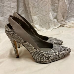 BCBGMAXAZRIA MARaine Python PrintWaxy Calf Leather
